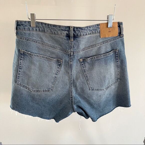 H&M Brock Collection Fitted Denim Cut Off Shorts - Picture 7 of 8